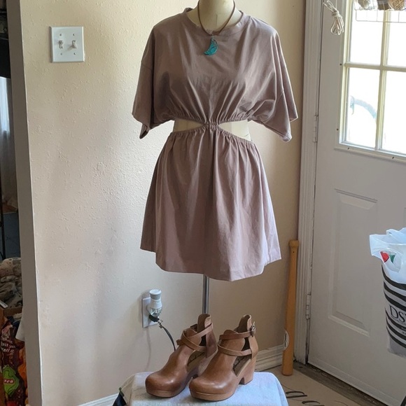 Free People Cedar Tan Leather Clog size 11, NWOB - Picture 3 of 16